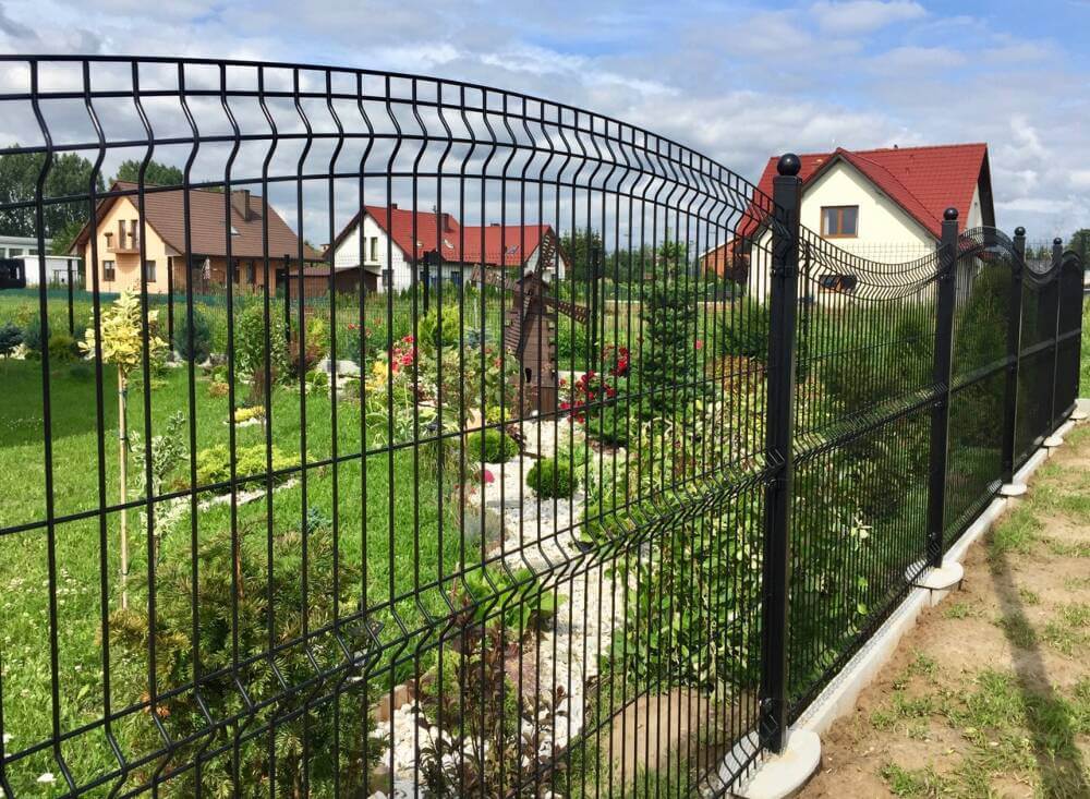 Panel ogrodzeniowy łukowy - typ fala